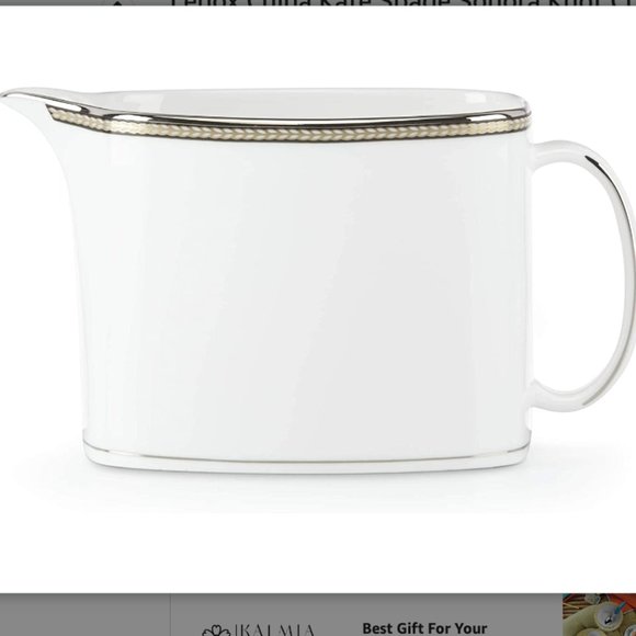 Kate Spade Sonora Knot creamer milk holder gravy boat nwt - Picture 1 of 8